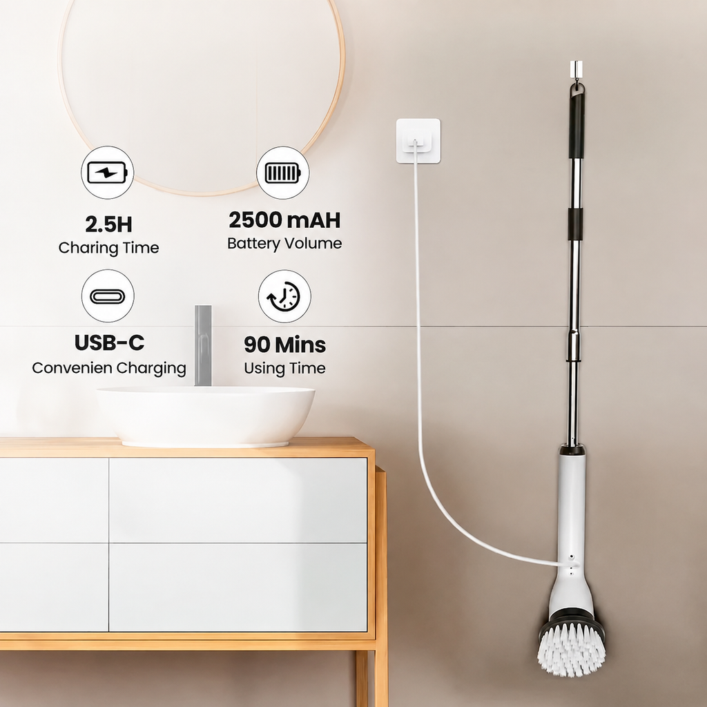 The Cordless Electric Scrubber