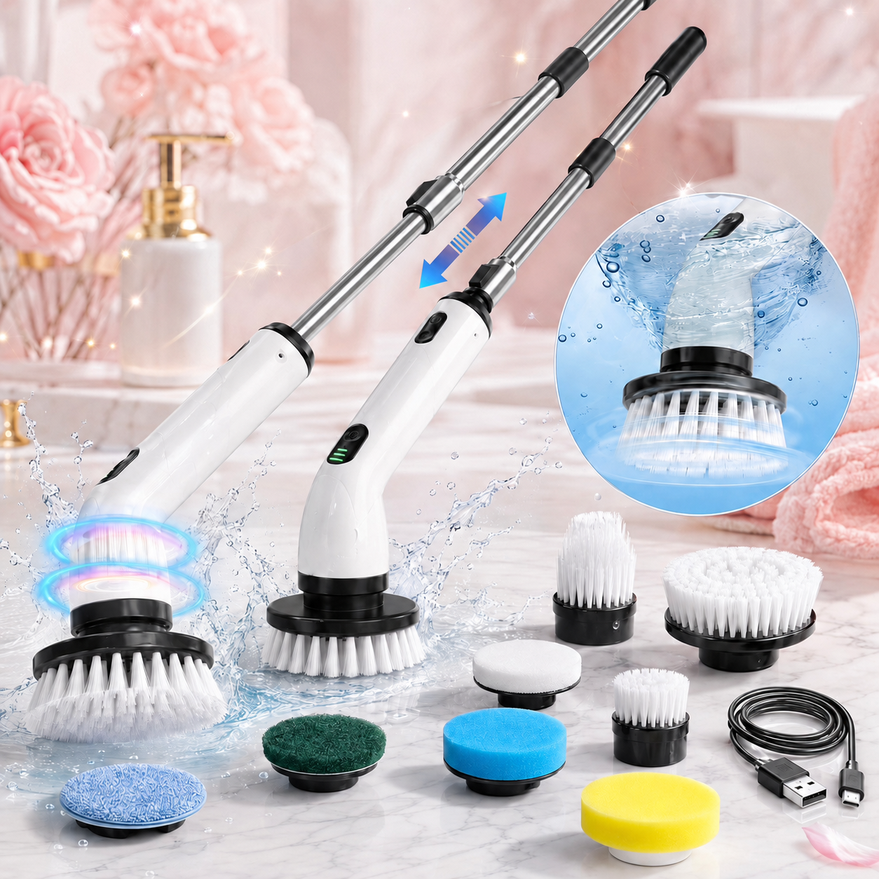 The Cordless Electric Scrubber
