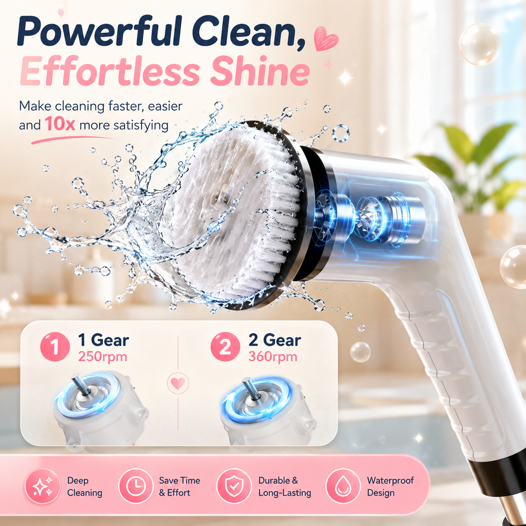 The Cordless Electric Scrubber
